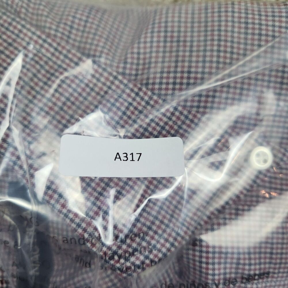 Nautica Casual Button Front Shirt Mens Large Multicolor Check Short Sleeve A317 - Picture 8 of 8